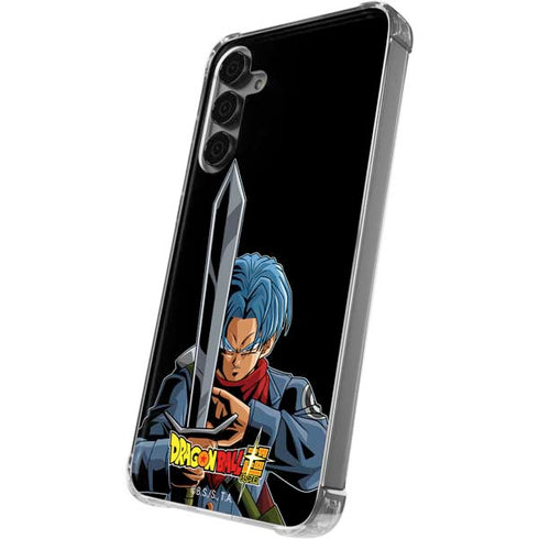 Dragon Ball Super Trunks Portrait Galaxy S24 Plus Clear Case